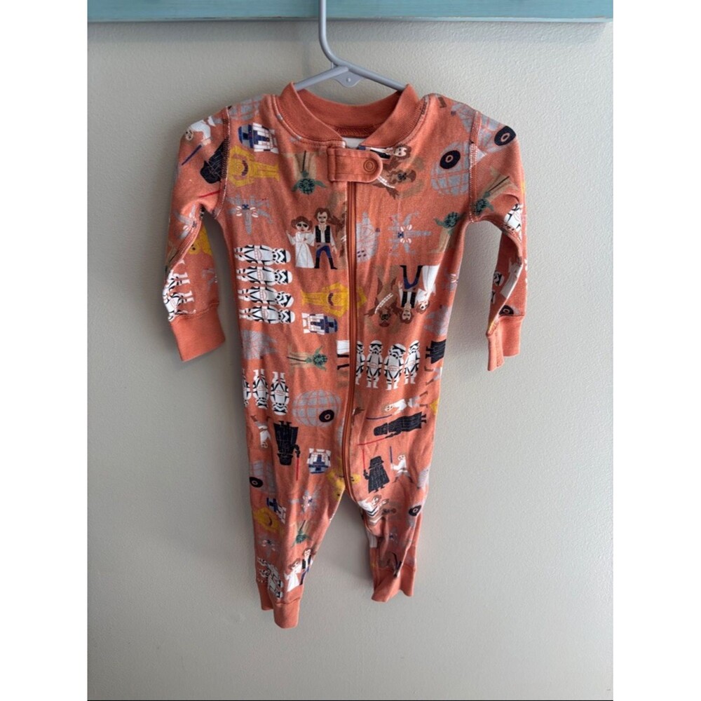 Hanna Andersson 19-24 months Star Wars Kids One-Piece Pajamas